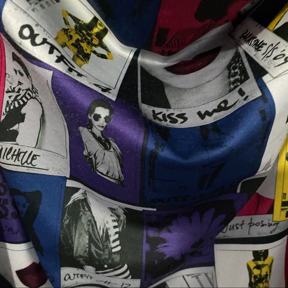 ⭐️HP⭐️POP ART MISS SIXTY STRETCHY MINI DRESS - Picture 9 of 11